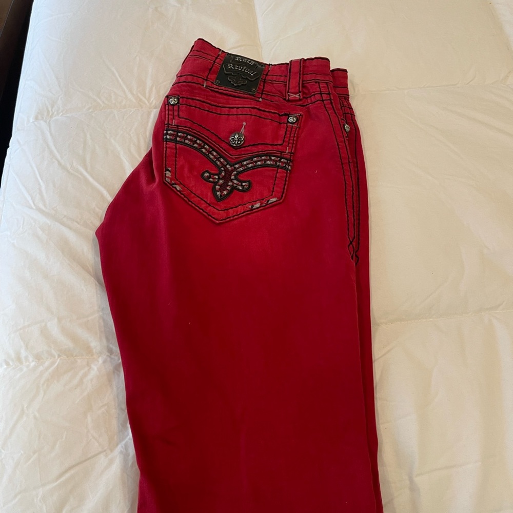 COPY - Men Rock Revival Jeans !! Vibrant color